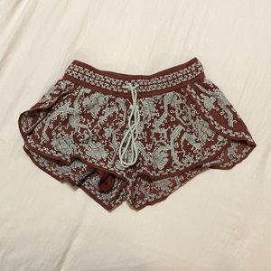 Urban Outfitters boho print shorts